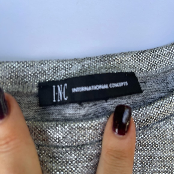 Silver Top with Stud Details - Picture 7 of 10